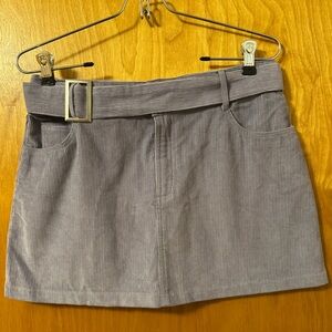 NWOT Delia’s corduroy skirt. Lavender size medium